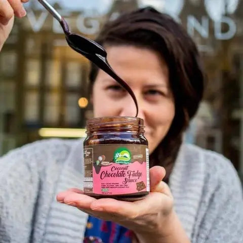Nature's Charm | Salsa de Chocolate y Coco | Fudge Sauce 200 g