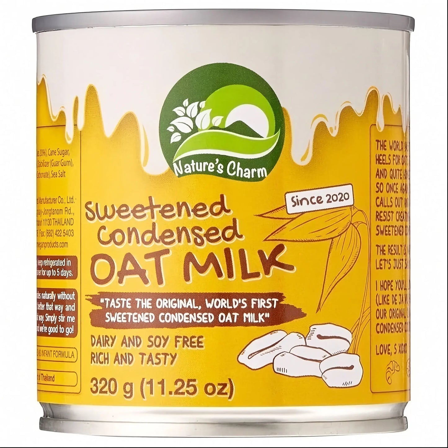 Leche condensada de avena