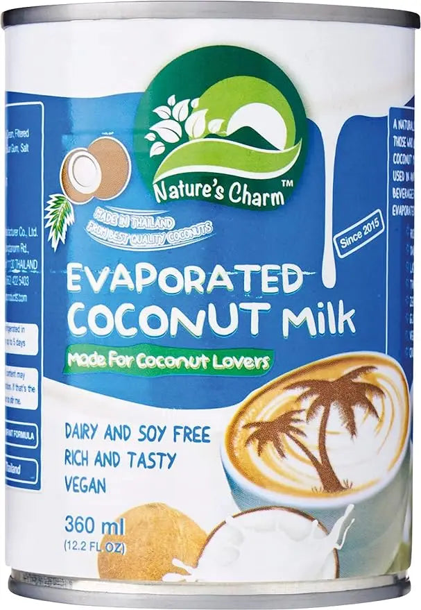 Leche de coco evaporada