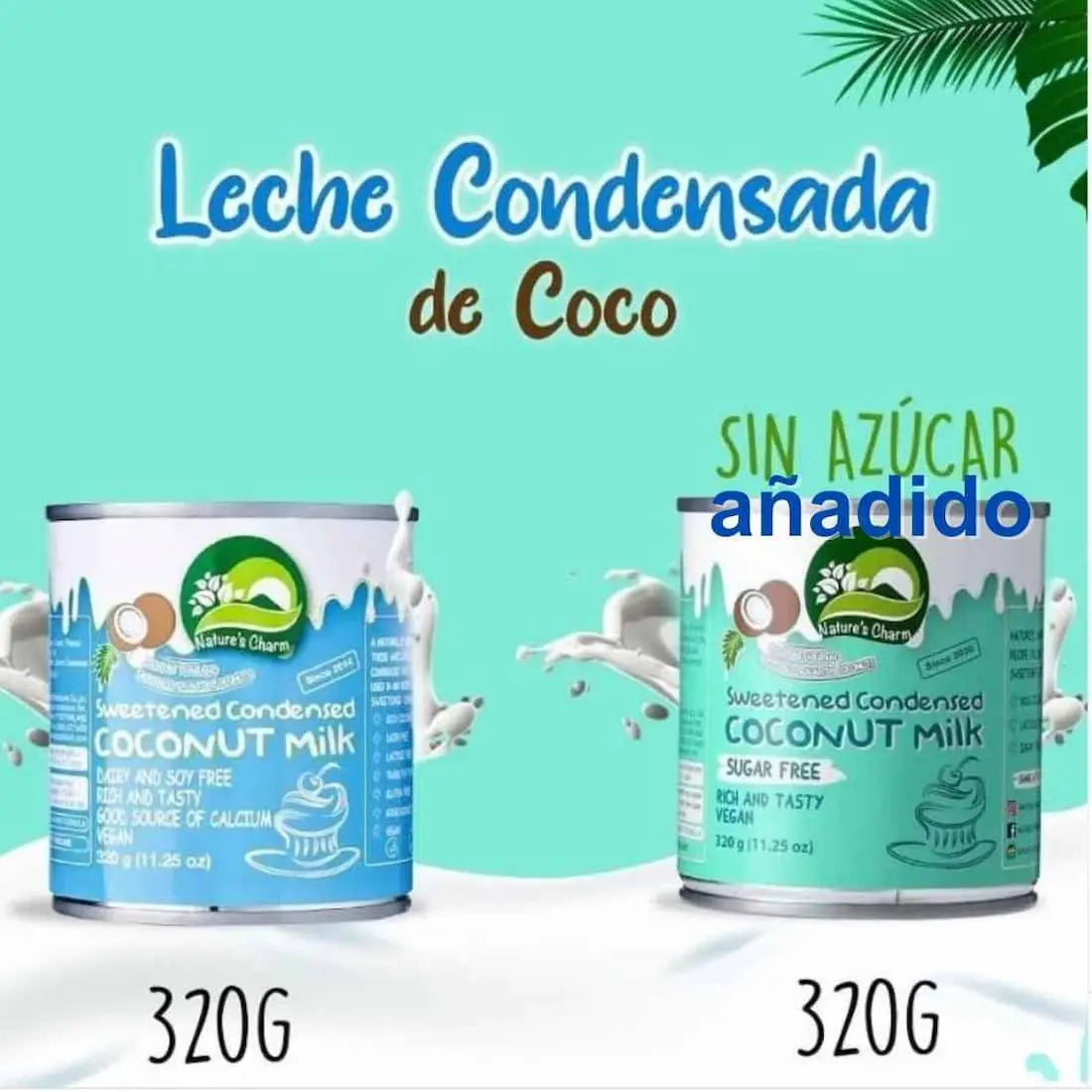 Leche condensada de coco Nature's Charm