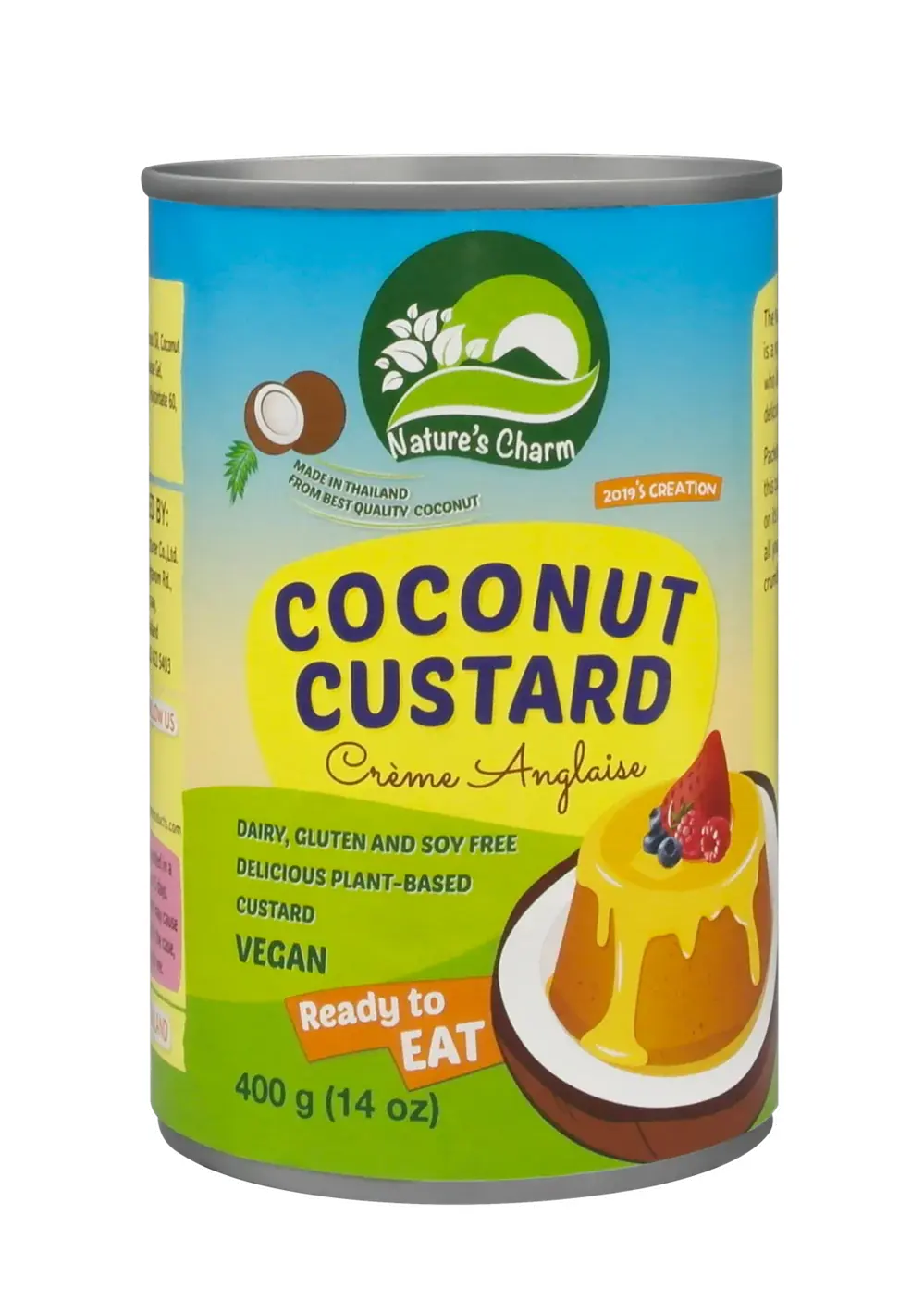 Natillas de Coco Custard